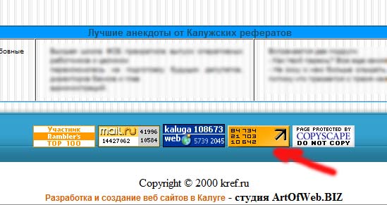 статистика посещаемости kref.ru